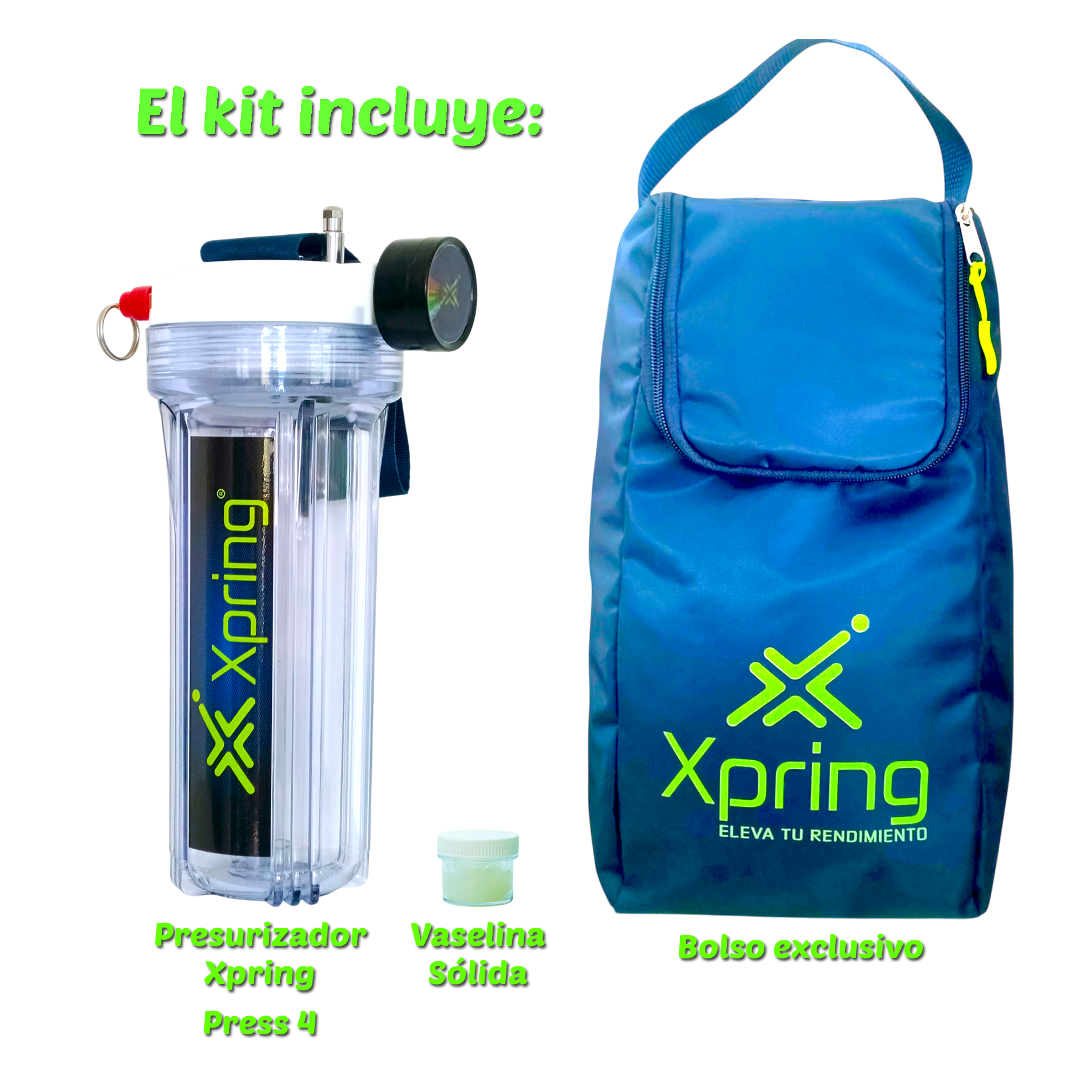 Presurizador Xpring Press4 Plus con Bolso Azul - Image 2