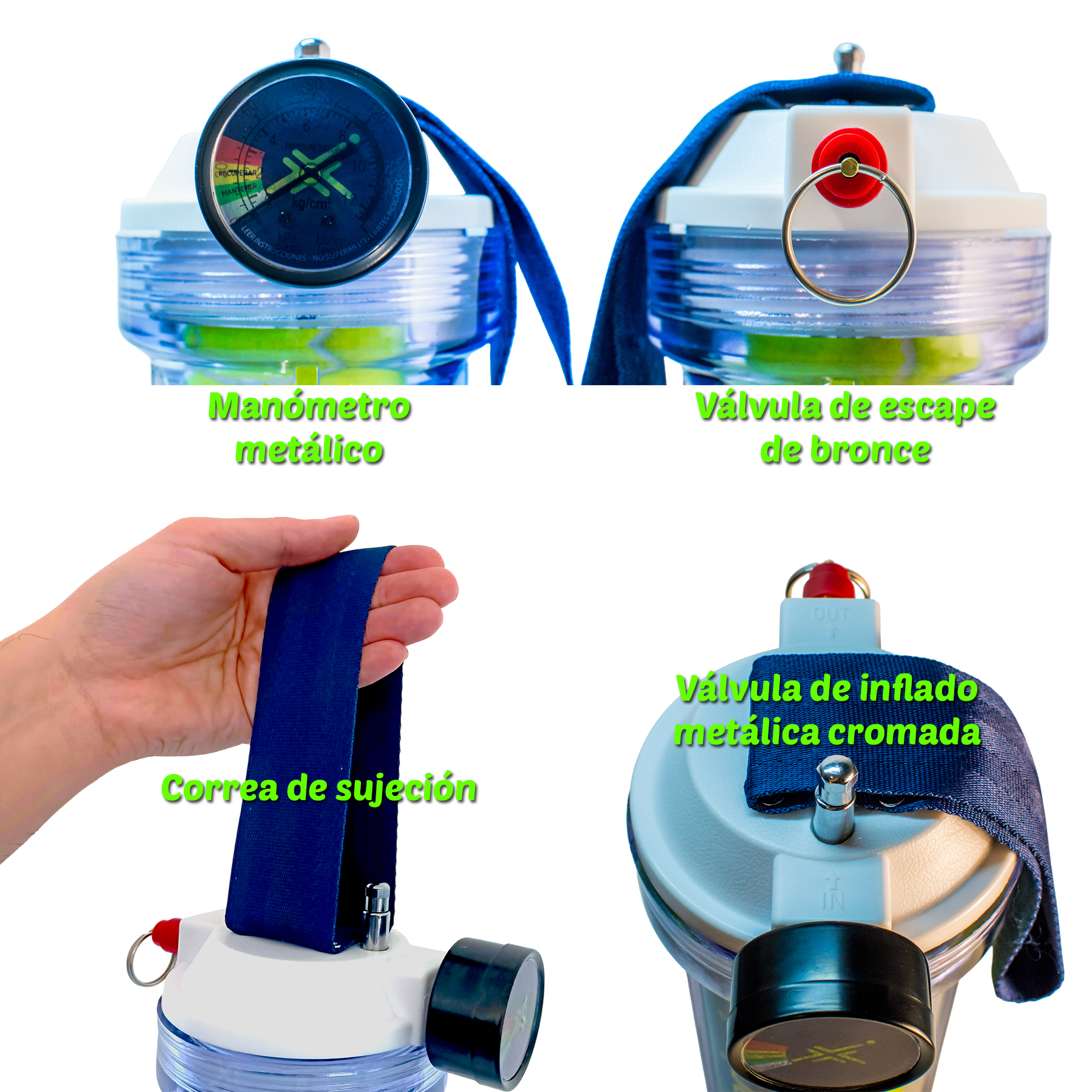 Presurizador Xpring Press4 Plus con Bolso Azul - Image 3