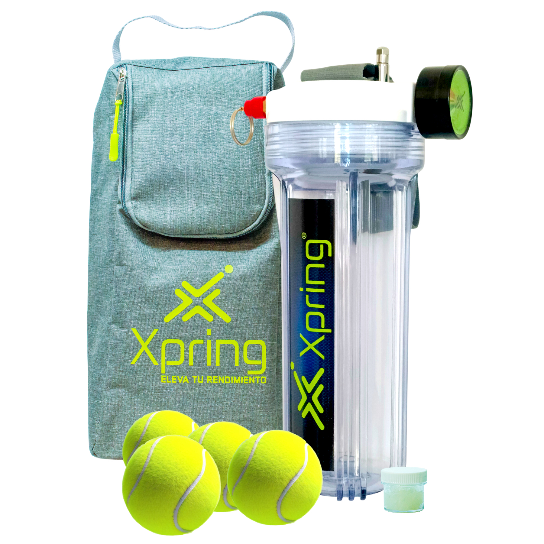 Presurizador Xpring Press4 Plus con Bolso Gris